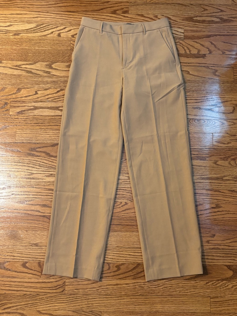 Banana Republic Sculpted Stretch Khaki Tan Straight Leg Dress Pants Women’s Size